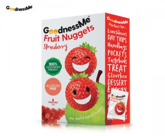 GoodnessMe 天然水果软糖 草莓味 8袋 136克 GoodnessMe 天然水果软糖 草莓味 8袋 136克